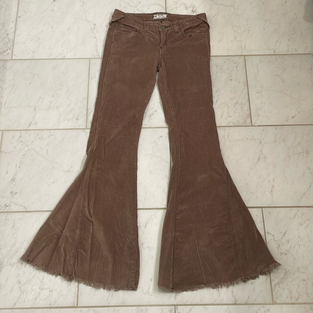 Adorable Free People Corduroy Flare Jeans